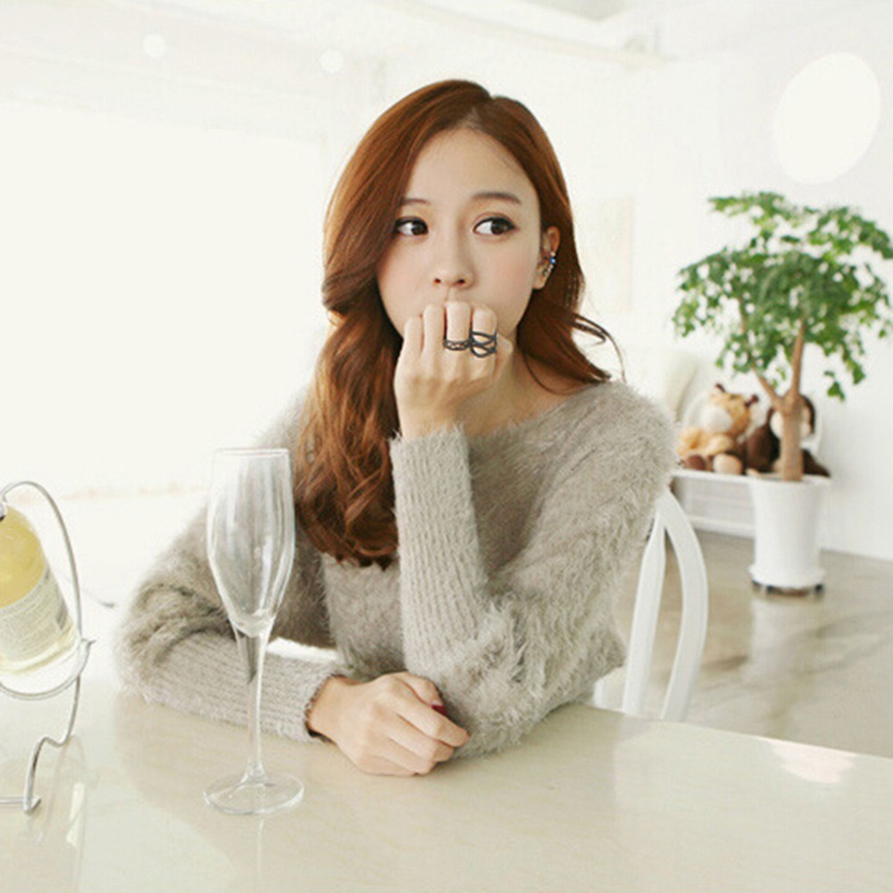 Nhẫn Midi MàU Đen Thanh LịCh