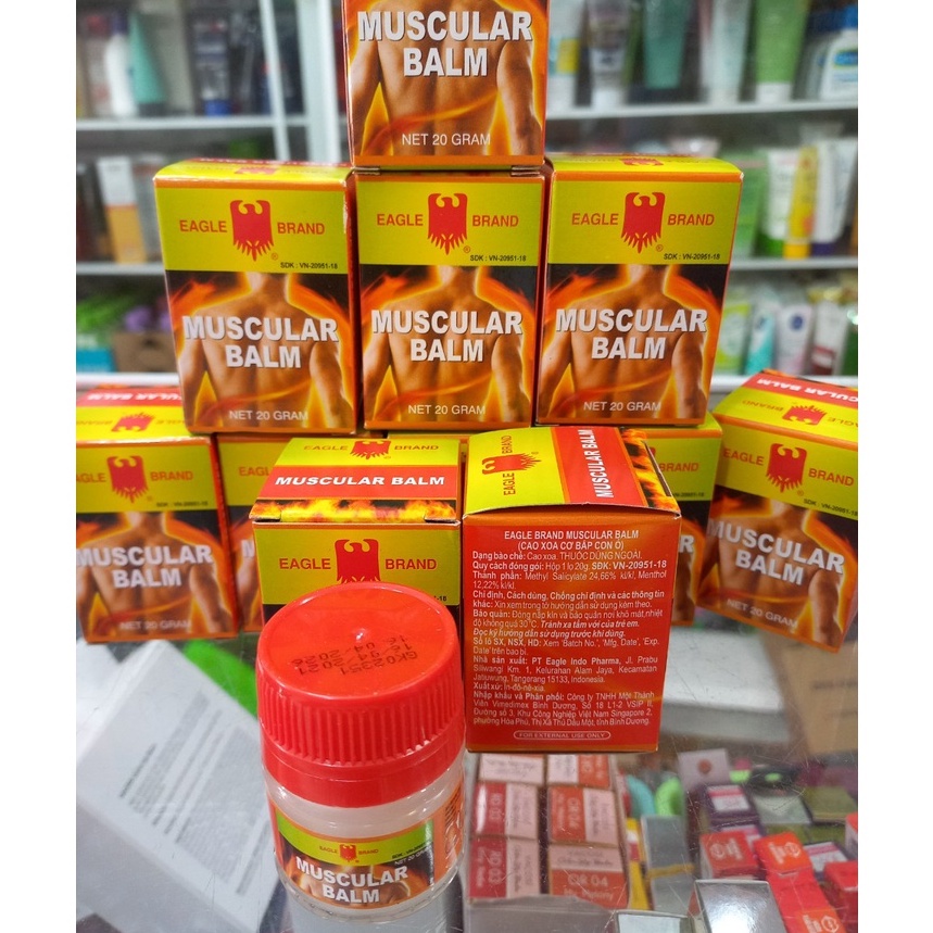 CAO XOA BÓP MUSCULAR BALM GIẢM ĐAU VAI, ĐAU LƯNG