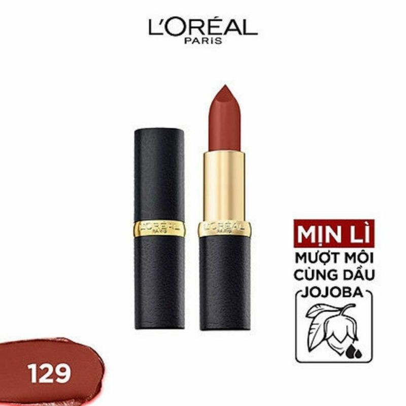 Son Lì Mịn Môi - Loreal Corlor Rich MatteSON LÌ MỊN MÔI L'OREAL PARIS MAKEUP COLOR RICHE MATTE