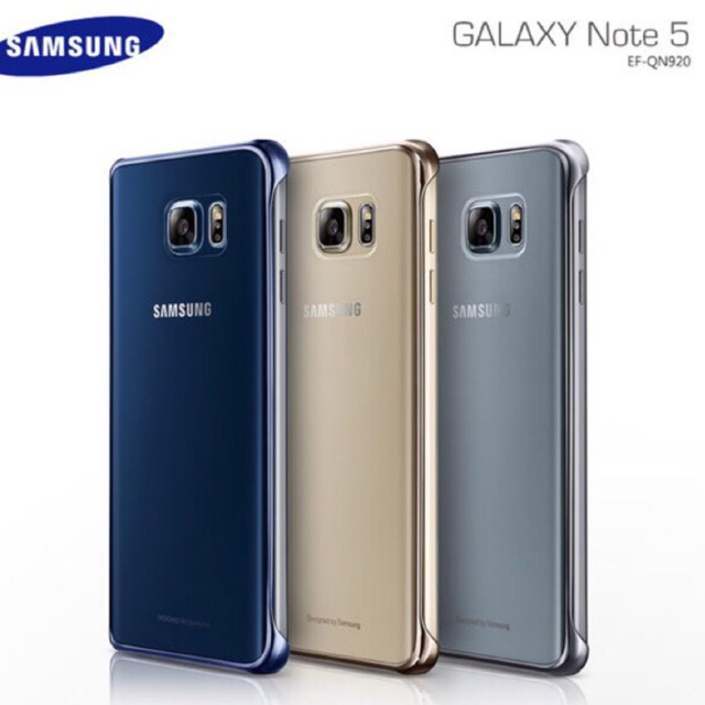 [SHIPNOW] Ốp lưng clear cover cho Galaxy Note 5 - ( 3 màu  viền )