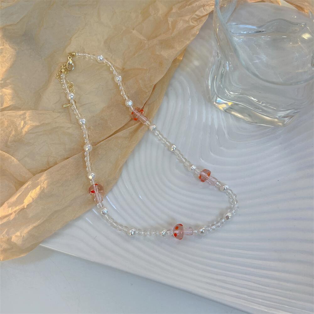 Vòng cổ Mặt Hình Nấm Phong Cách Hàn Quốc Ngọt Ngào Cho Nữ