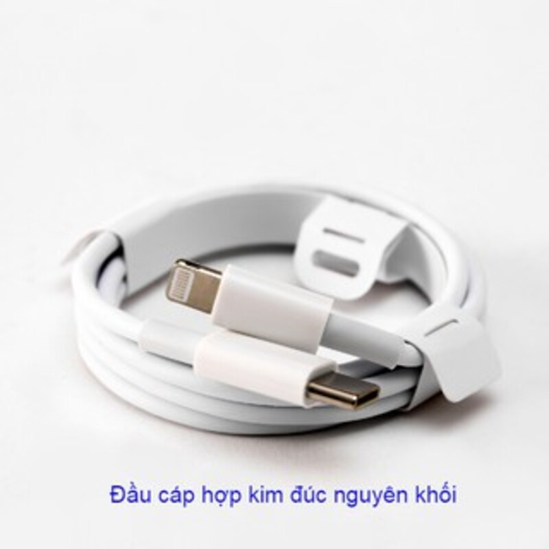 Bộ Sạc Nhanh 20W Cho Iphone PD USB-C To Lightning, Hỗ Trợ Sạc Nhanh Tối Đa Cho Iphone 12, Bảo Hành 12 Tháng Lỗi 1 Đổi 1