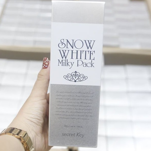 Kem Ủ Trắng Secret Key Snow White Milky Pack (200ml)