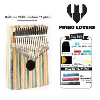 Mua Đàn Kalimba 17 phím Gỗ Mahogany Yael Rainbow Tặng Kèm Harmonica 24 Lỗ Màu Ngẫu Nhiên - HÀNG CÓ SẴN