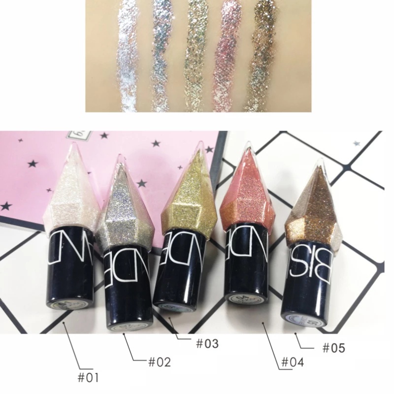 Bút Kẻ Mắt Dạng Lỏng 5 Màu Tùy Chọn Nhanh Khô Tiện Dụng