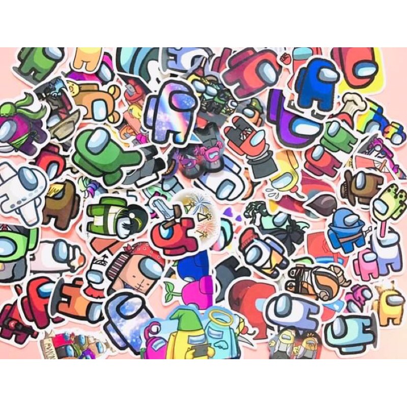 10-50 hình sticker among us decal