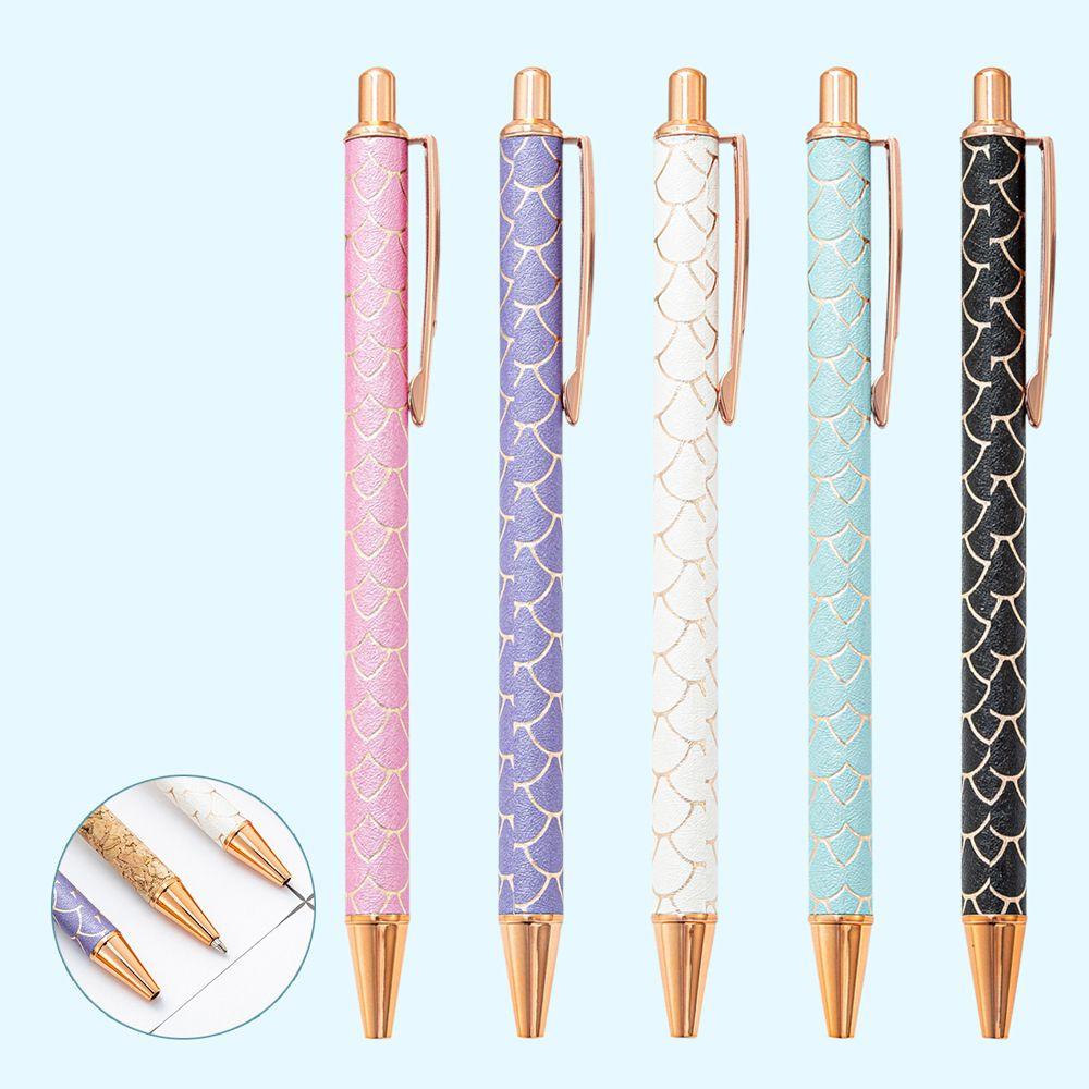 Bút Bi Hình Hoa Hồng Bằng Kim Loại Sang Trọng|Bút Viết 1.0mm Ngòi 1.0mm Chất Lượng Cao