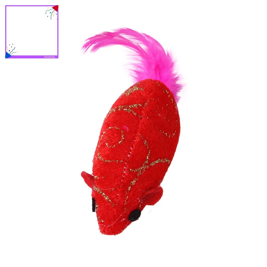 Đồ Chơi Nhồi Bông Giảm Căng Thẳng Kèm Catnip Mừng Năm Mới Cho Mèo Cưng