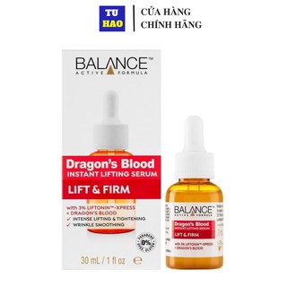 Serum Nâng Cơ, Phục Hồi Da Cây Máu Rồng Balance Dragon's Blood Lifting 30ml