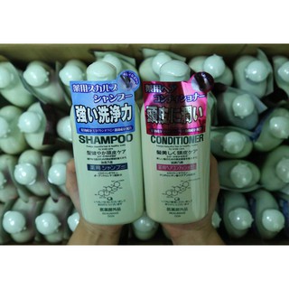 Dầu gội xả trị rụng tóc Kaminomoto Medicated B&P Nhật