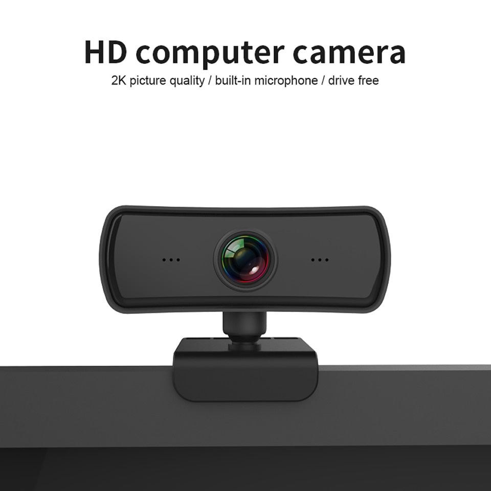 Webcam 2k Hd 2040x1080p Kèm Micro Có Thể Xoay Tiện Dụng Cho Máy Tính | BigBuy360 - bigbuy360.vn