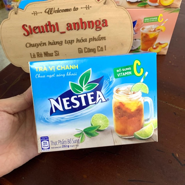 Trà vị chanh/Hoa quả nestea hộp 144g/ 252g