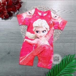Bộ bơi bé gái liền quần Elsa, Pony, Kitty