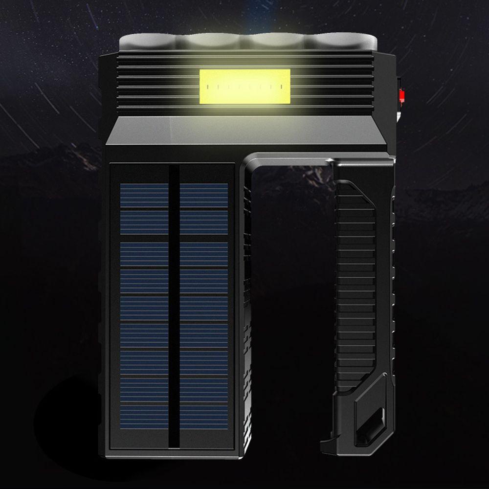 SHOUKEY Đèn Pin Cầm Tay 8 Bóng LED Siêu Sáng Chống Thấm Nước Có Thể Sạc Lại Bằng Cổng