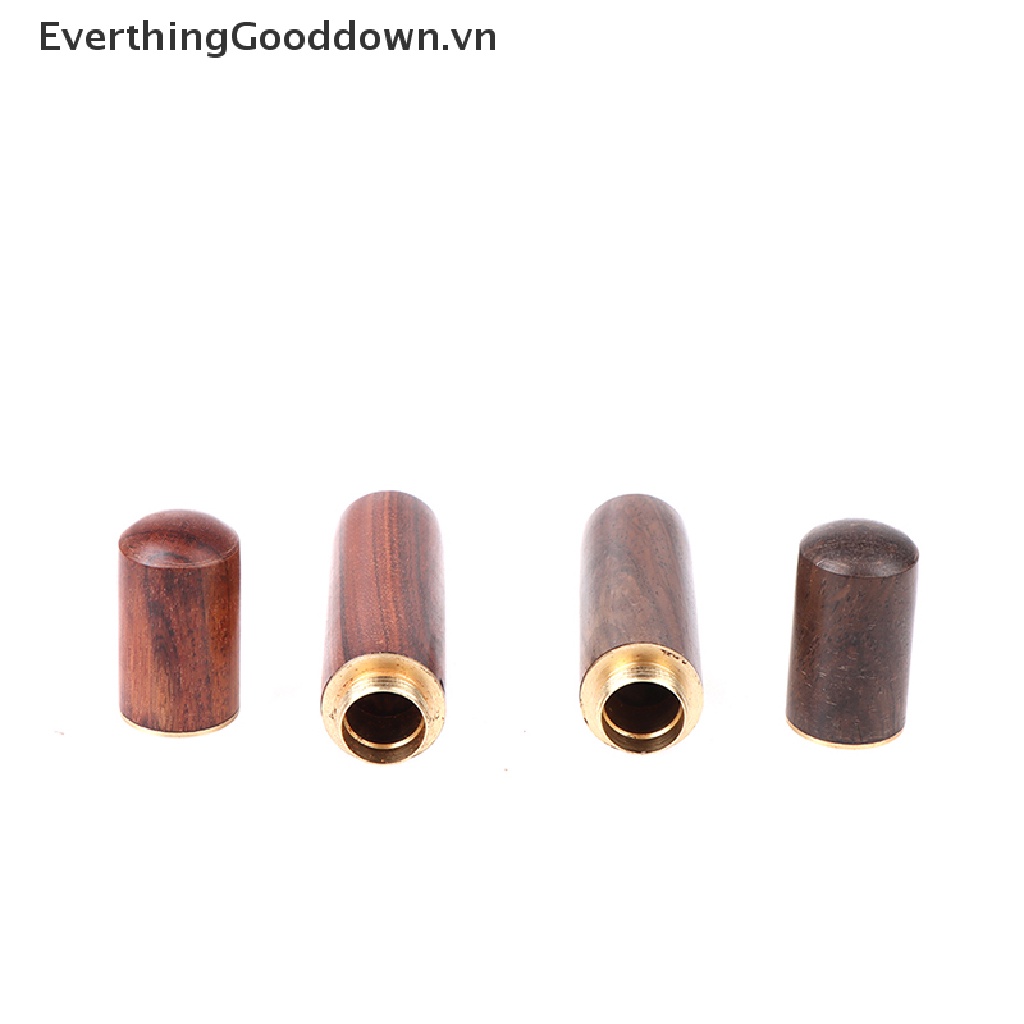 Everthinggooddown 1 Hộp Đựng Tăm Xỉa Răng Bằng Gỗ Mun Mini Handmade Làm Quà Tặng