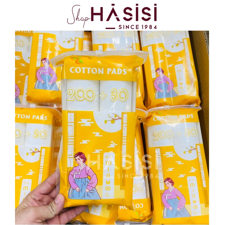 Bông Tẩy Trang MINHO - 100% Cotton 150 Pads (230 Miếng)