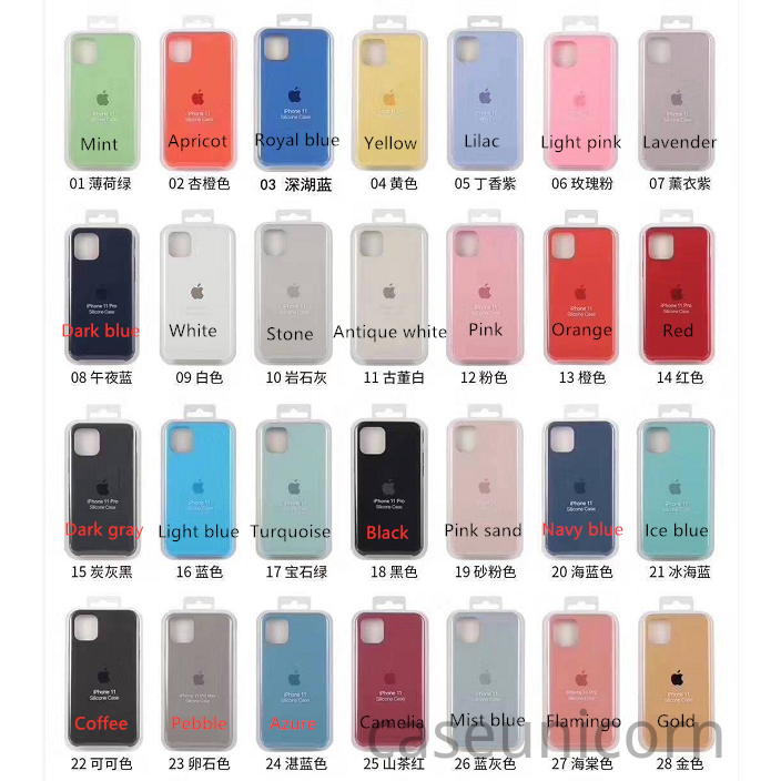 Ốp điện thoại silicon dẻo cao cấp 1:1 cho iPhone 11 Pro Max 8Plus 7Plus 6Plus 7 8 6 6S Plus XR X XS MAX | BigBuy360 - bigbuy360.vn