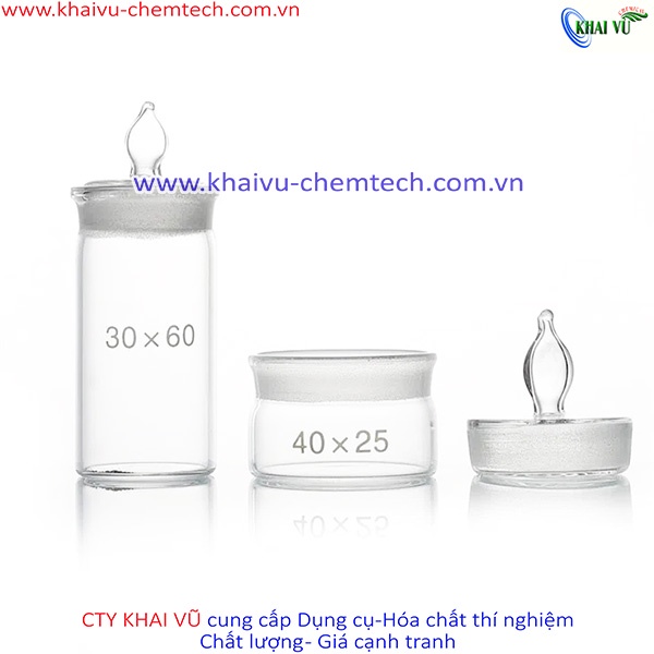 CHÉN CÂN THỦY TINH thí nghiệm