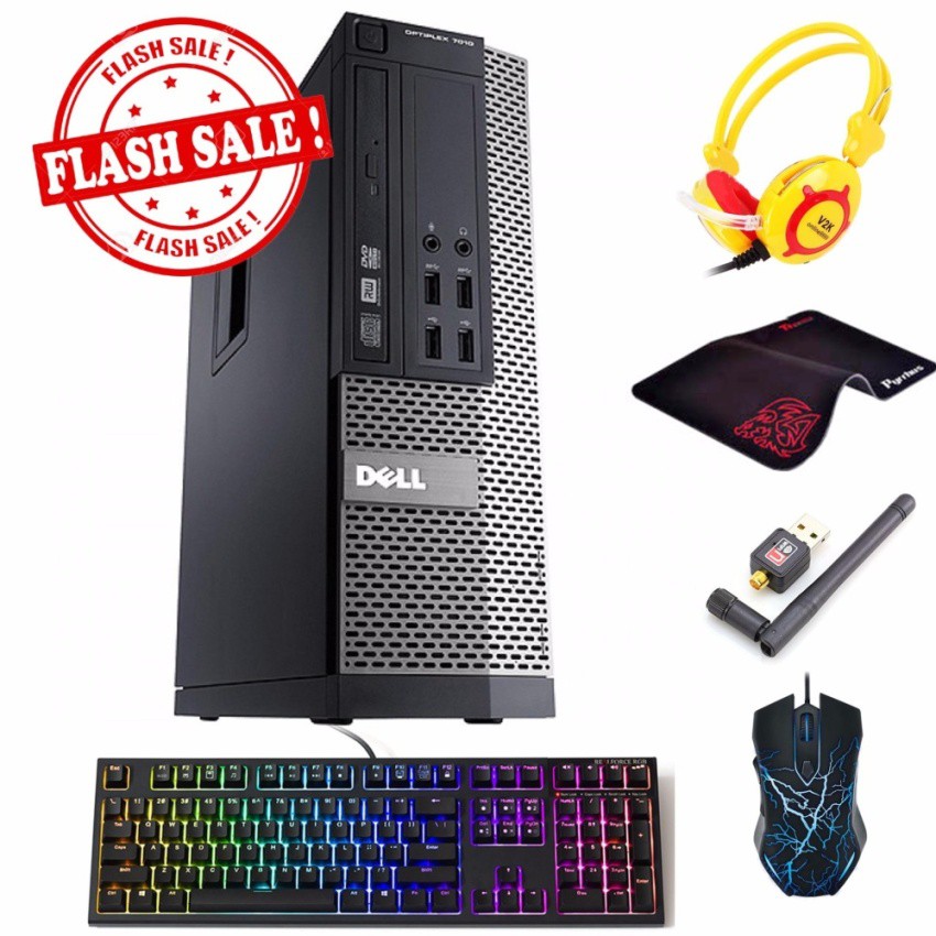 Máy tính để bàn Dell Optiplex 7020 SFF (Core i7 4770, Ram 8GB, HDD 500GB) + Quà Tặng - Hàng Nhập Khẩu | BigBuy360 - bigbuy360.vn