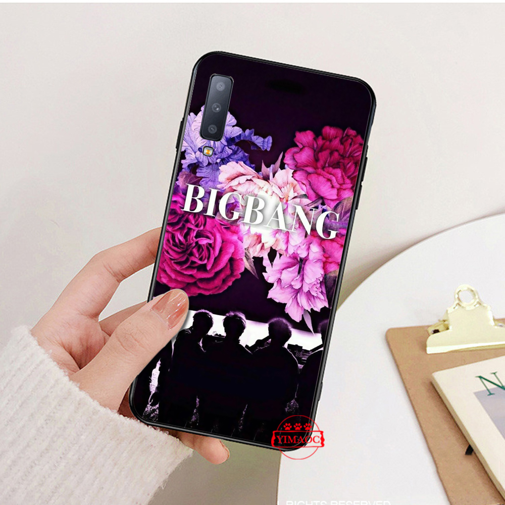 Ốp điện thoại mềm hình G- Dragon cho Samsung A3 A5 A6 Plus 2018 A8 A9 53A