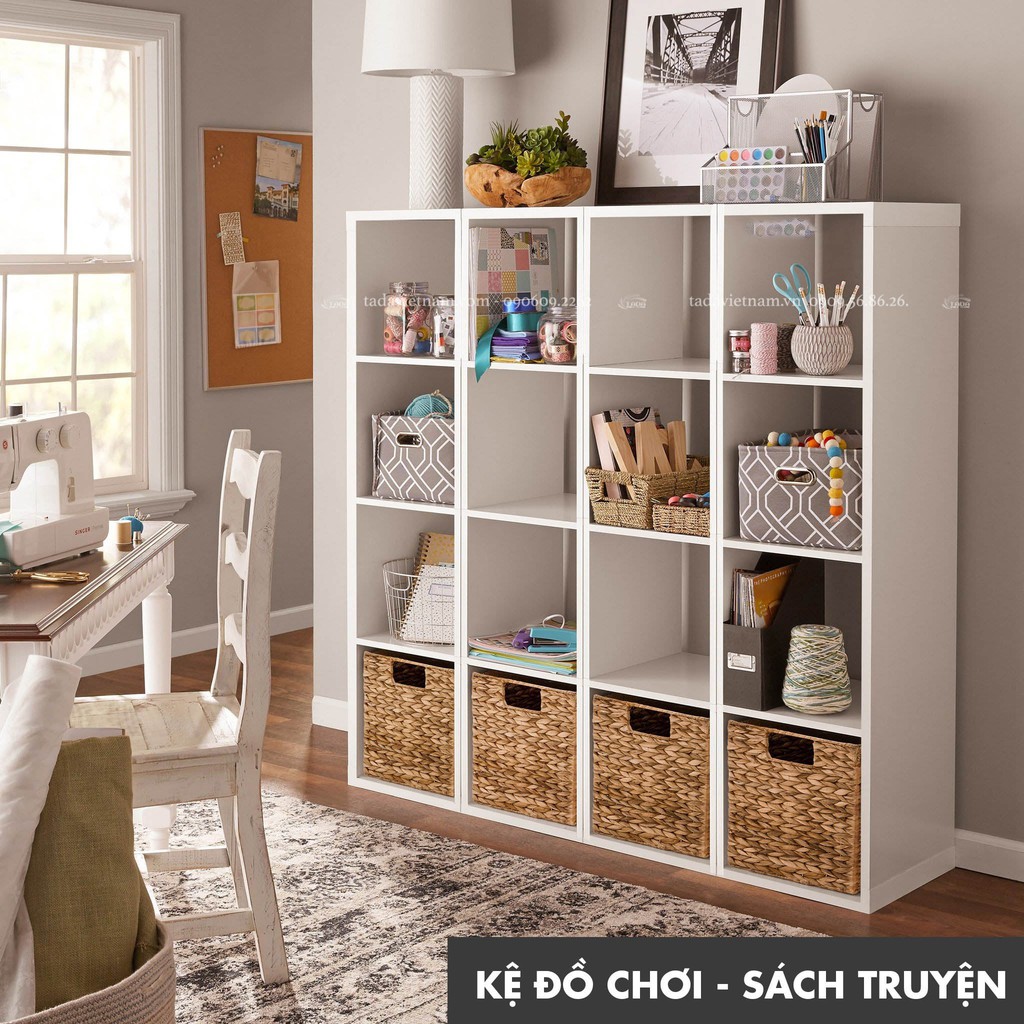 Kệ ô vuông trang trí TADA đa năng để đồ tiện lợi, xoay chuyển linh hoạt (TD09) | BigBuy360 - bigbuy360.vn