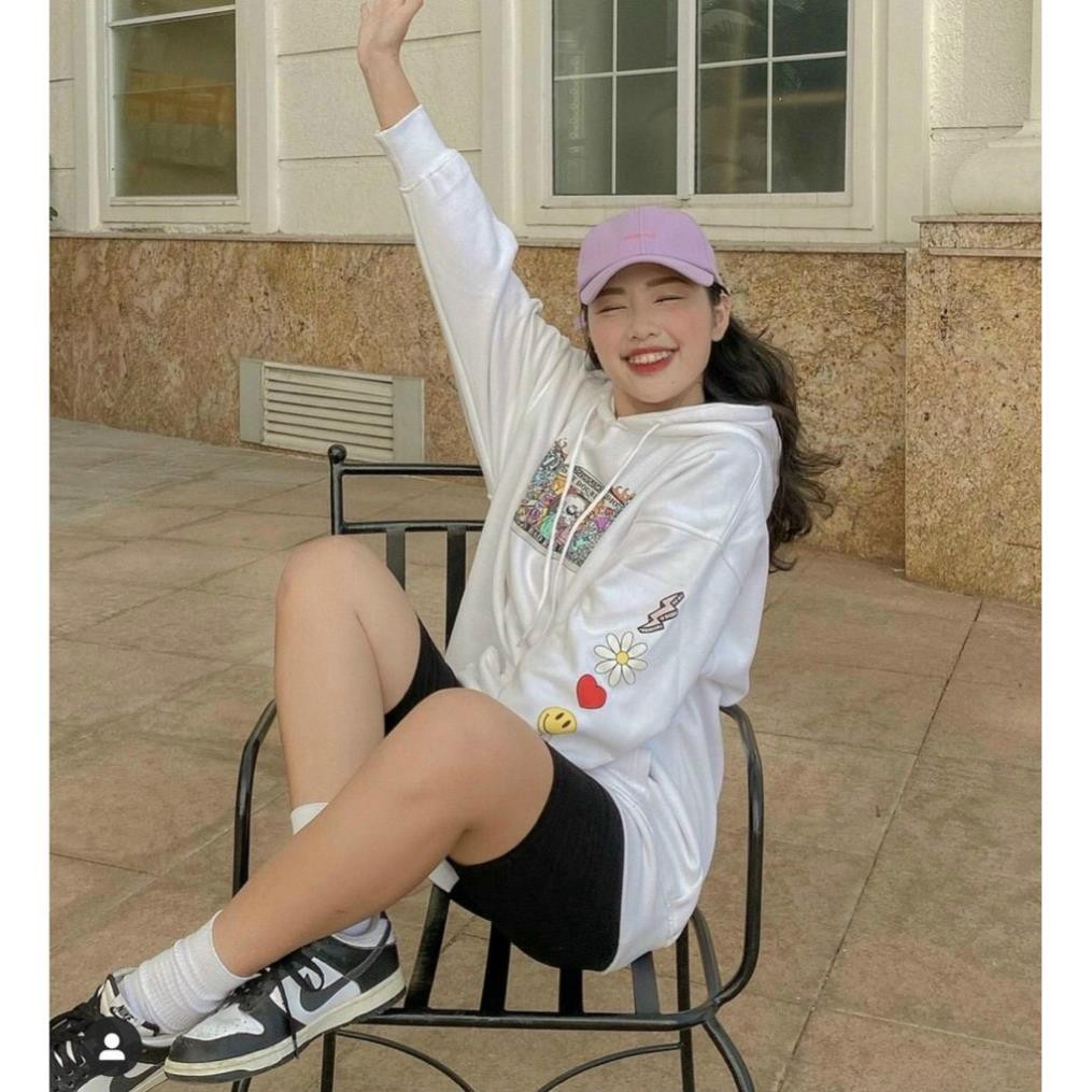 Set hoodie nữ, áo hoodie nữ form rộng kèm quần leging tay phối họa tiết form chuẩn hàng cao cấp Tây Thi Shop | BigBuy360 - bigbuy360.vn