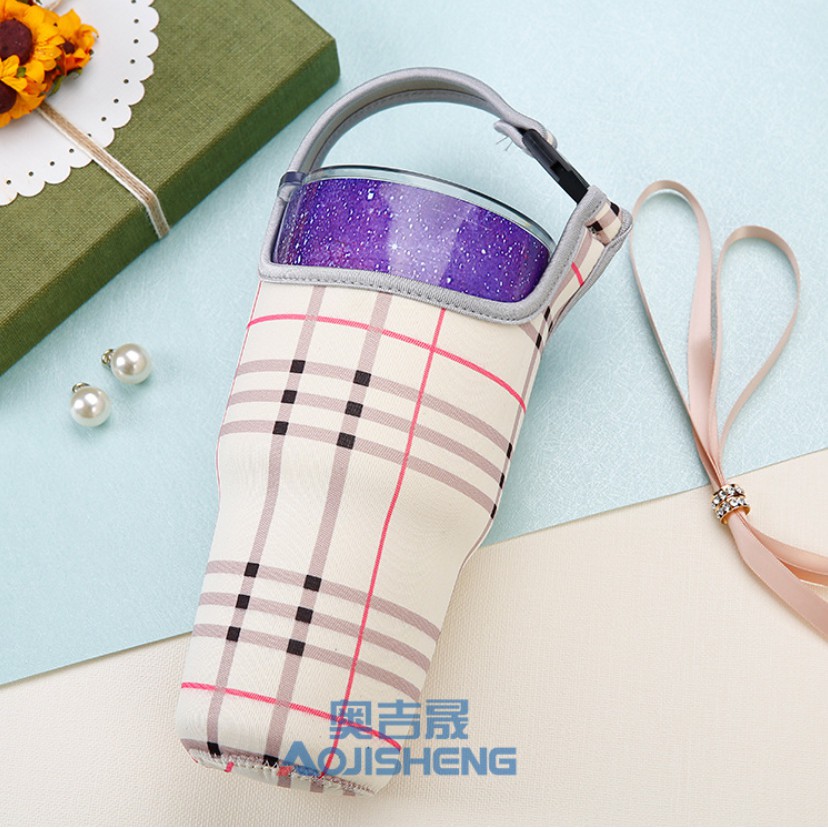 Quai xách vải đựng cốc giữ nhiệt, ly nước cỡ lớn bảo vệ môi trường nhiều hình đẹp xinh