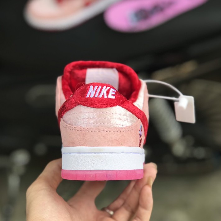 ✔️Giày SB Dunk Low StrangeLove Skateboards Hồng Đỏ Fullbox✔️