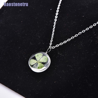 Dây chuyền mặt hình cỏ bốn lá may mắn