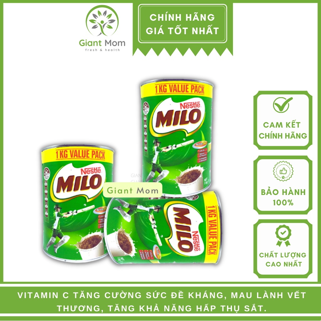 Milo Úc 1kg Chính Hãng - Date Mới Nhất