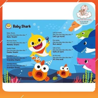 SÁCH ÂM NHẠC SERI 4 Cuốn BABY SHARK SIÊU HẤP DẪN HÀN QUỐC