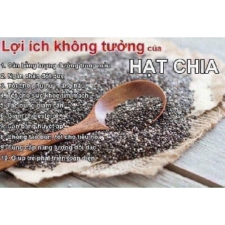 500g Hạt chia đen úc.