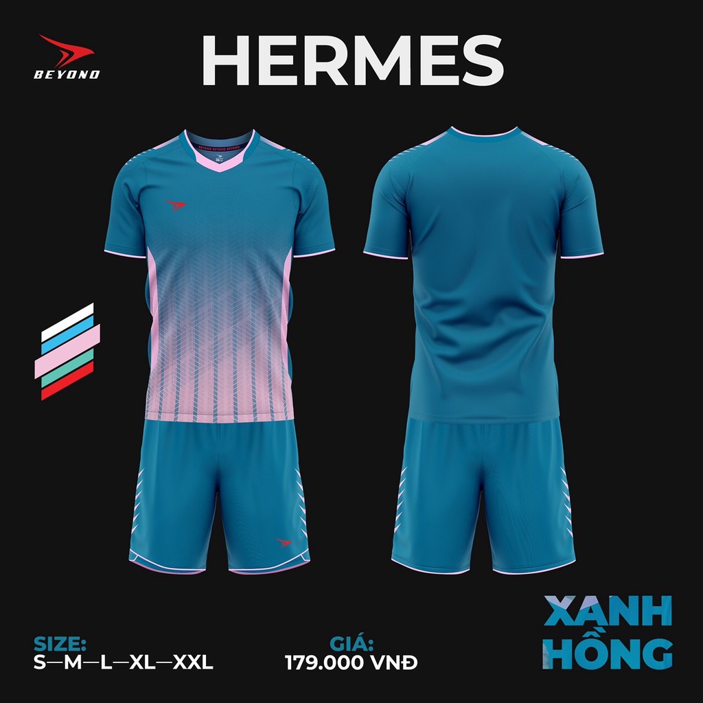 Bộ Quần Áo Đá Bóng Chính Hãng Beyono Hermes - Mẫu Cao Cấp 2022