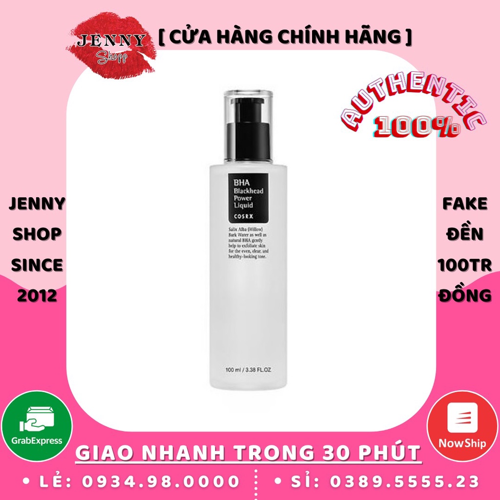 Tẩy Da Chết Hóa Học Cosrx BHA Blackhead Power Liquid