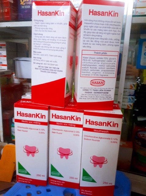 Súc miệng sát khuẩn HASANKIN 250ml