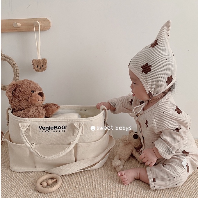 Túi Xách Bỉm Sữa Cho Mẹ Và Bé Đa Năng Phong Cách Hàn Quốc Hàng Cao Cấp - BaBy Dreams