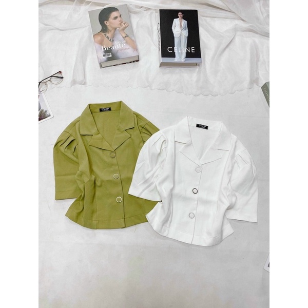 ÁO KIỂU THIẾT KẾ FORM NGẮN