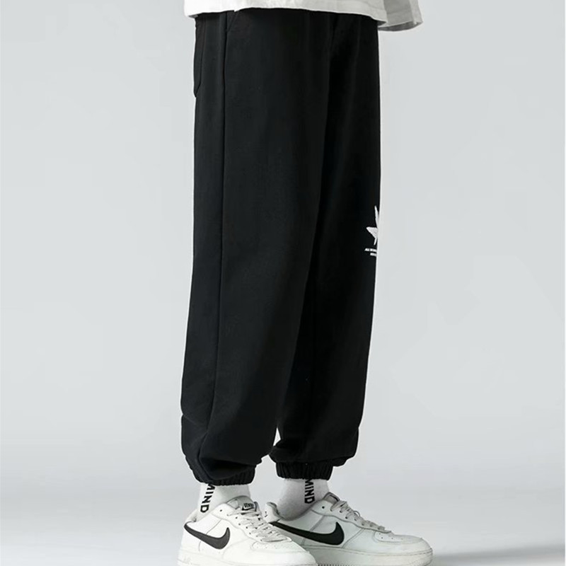 Quần Dài Thể Thao Nam Nữ In Hình Lá Phong Phong Cách Hong Kong Size M-8Xl | BigBuy360 - bigbuy360.vn