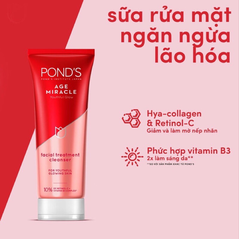 SỮA RỬA MẶT POND’S NGĂN NGỪA LÃO HOÁ 100g