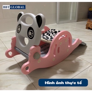 Cầu trượt bập bênh Gấu