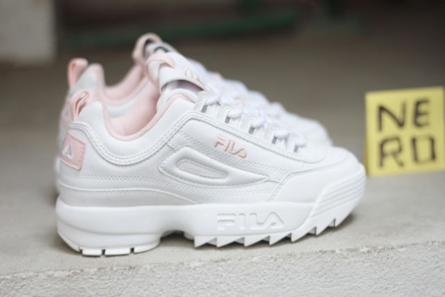 Giày Fila Disruptor 2 chính hãng màu trắng hồng