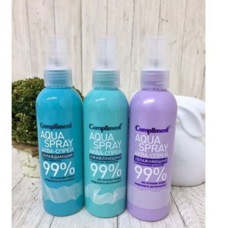 Xịt khoáng Aqua phục hồi 99% Compliment 200ml hàng nội địa Nga | BigBuy360 - bigbuy360.vn