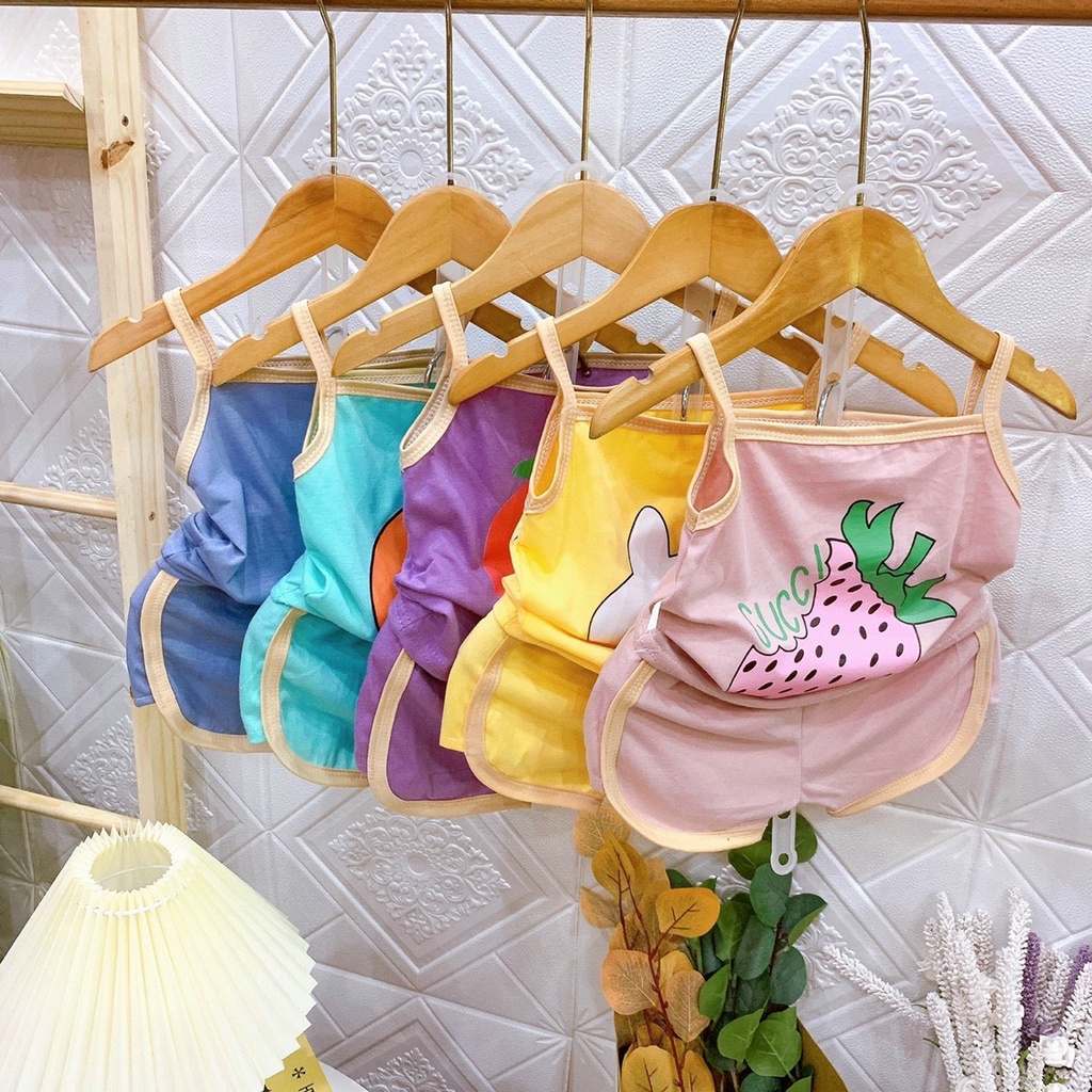[XẢ HÀNG] Bộ 2 Dây Cho Bé Gái Hình Hoa Quả