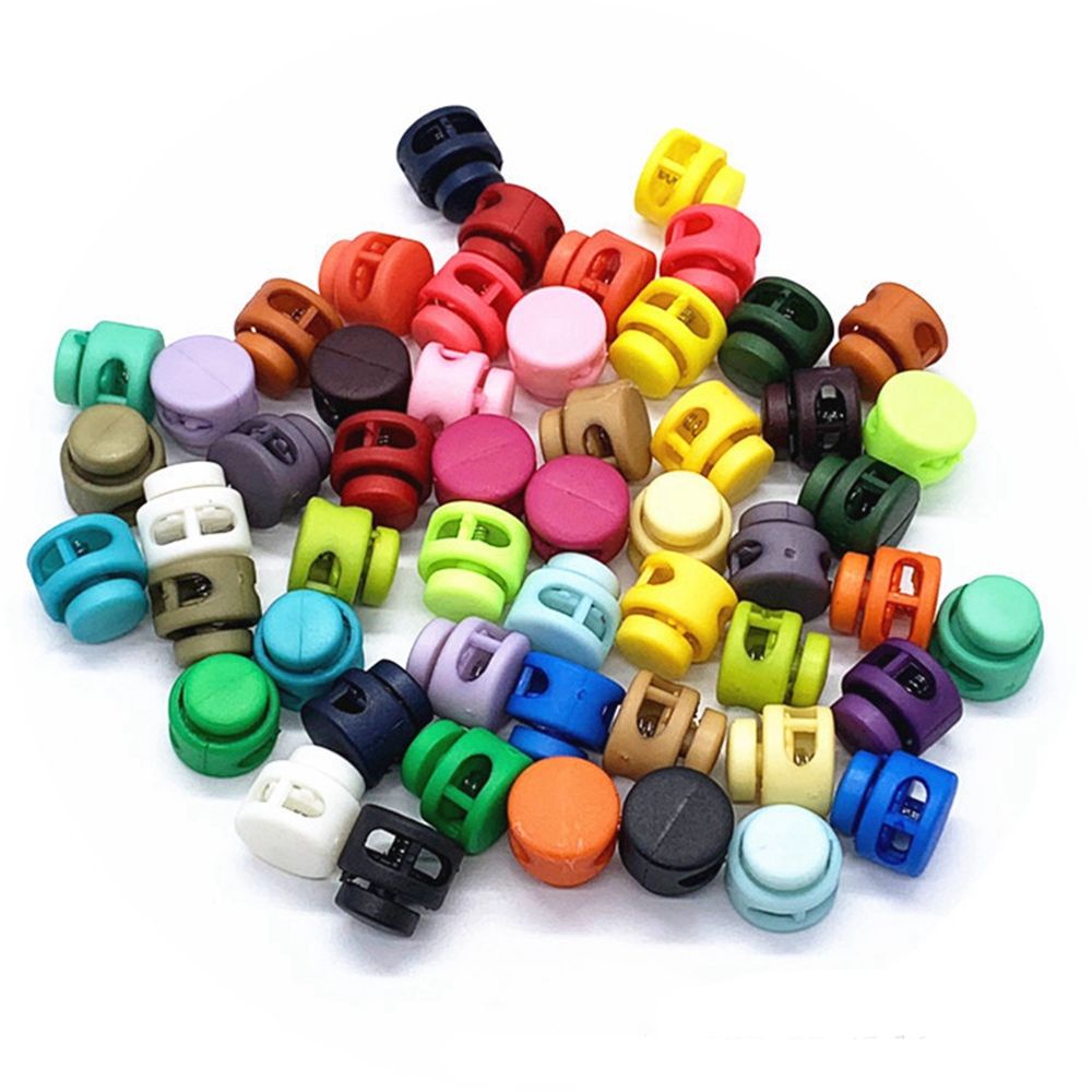 KUNHEV Set 20 Kẹp Nhựa Hai Lỗ 6mm 16 * 15mm Đa Ứng Dụng Chất Lượng Cao