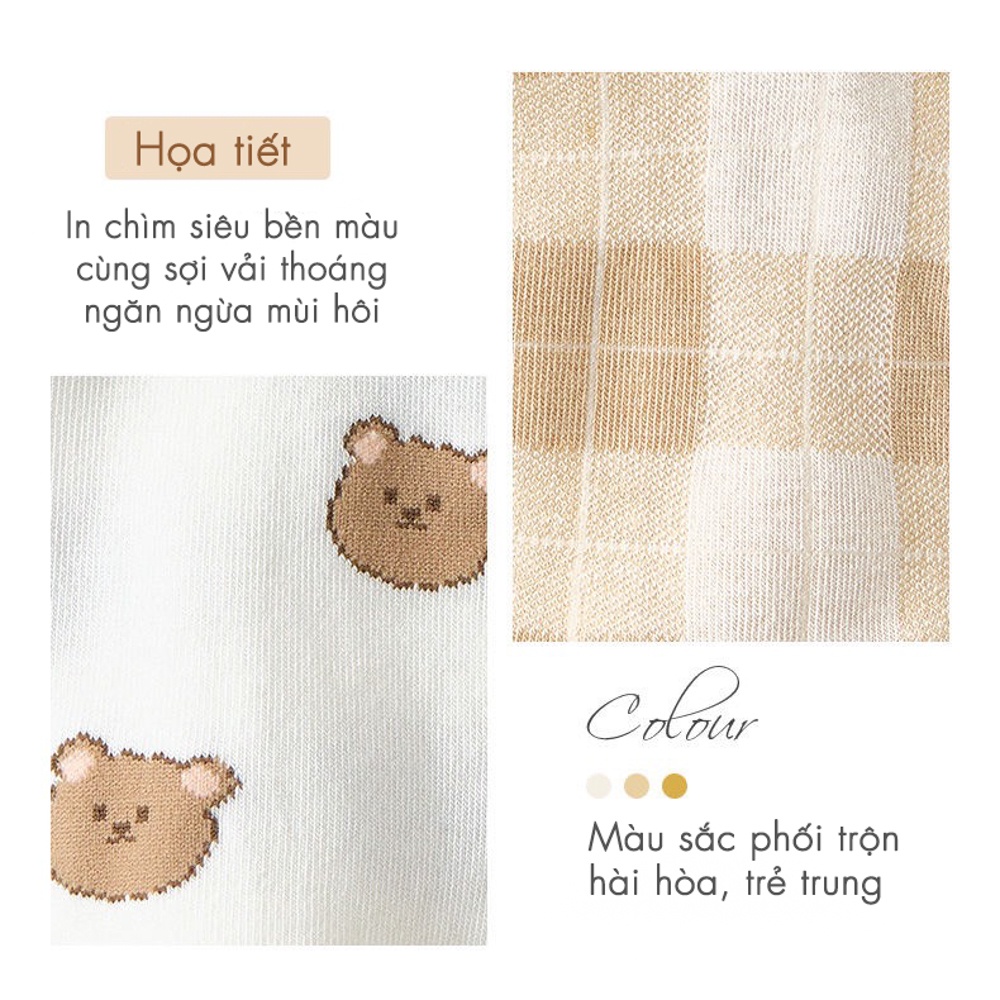 Tất vớ nữ cổ ngắn chất liệu cotton co giãn bôn chiều, thoáng khí chống hôi chân - Sope Shop