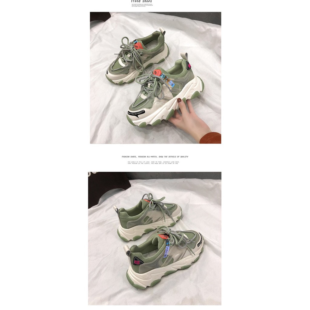Giày thể thao sneaker nữ - Giày phản quang đế cao su( xả kho) (07)