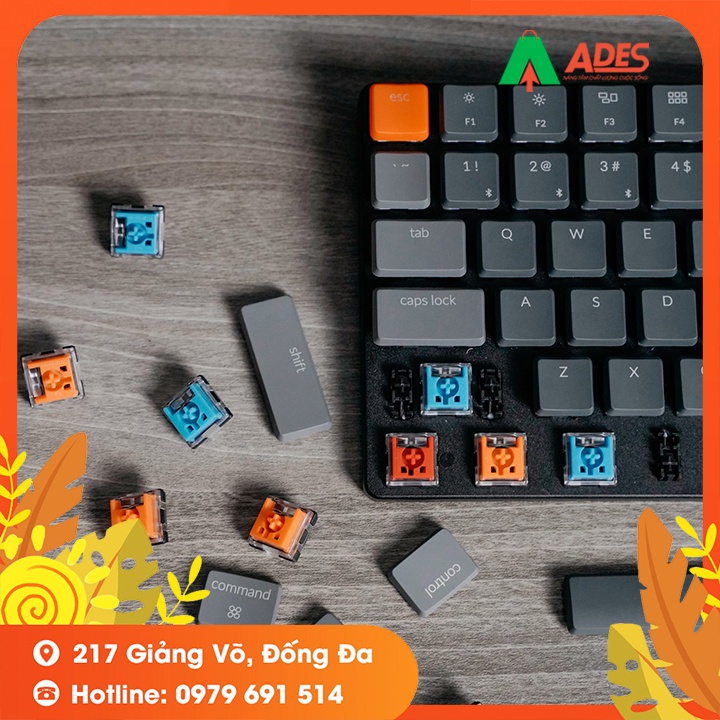 Bàn Phím Cơ Keychron K3 V2 - Bảo Hành Chính Hãng 12 Tháng