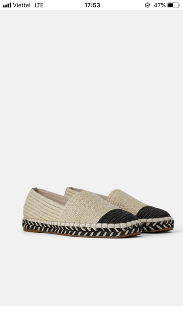 [ZARA AUTH] Giày đế cói Zara | BigBuy360 - bigbuy360.vn