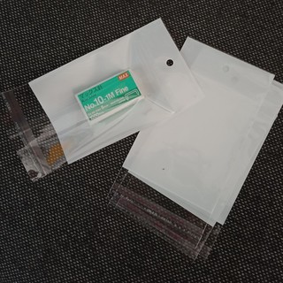 SỐ 8 Túi OPP nilong loại màng sữa trắng có lỗ treo - moon shop