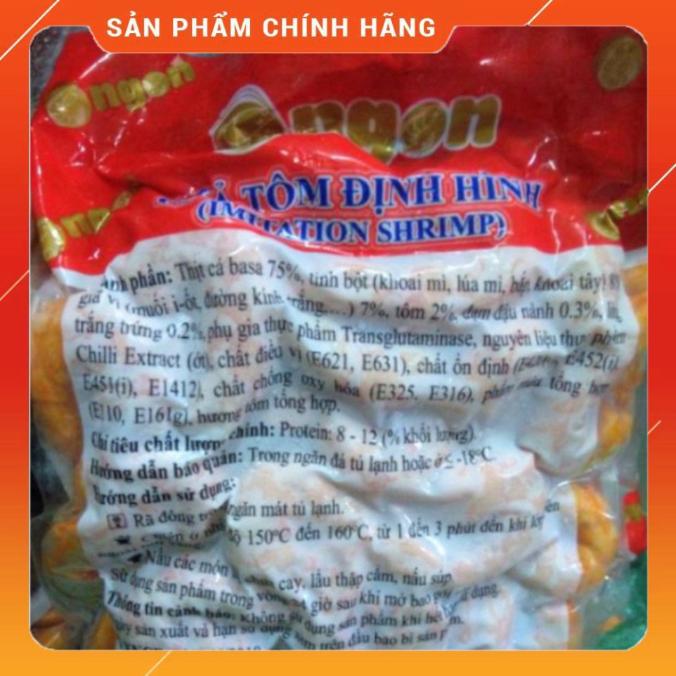 [ LOẠI 1] Tôm surimi Ô Ngon 500g( chỉ ship TPHCM) nuongfood
